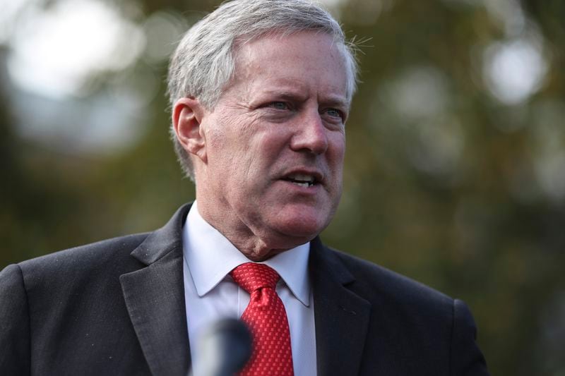 Mark Meadows was White House chief of staff in the Trump administration. He reportedly is cooperating with federal investigators who have charged the former president with multiple crimes. (Oliver Contreras/The New York Times)