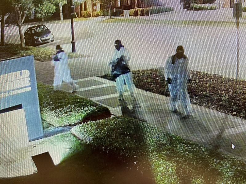 Three people were captured on surveillance footages vandalizing Brasfield & Gorrie's Birmingham headquarters.