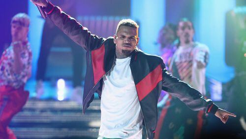 LOS ANGELES, CA - JUNE 25: Chris Brown performs onstage at 2017 BET Awards at Microsoft Theater on June 25, 2017 in Los Angeles, California. (Photo by Frederick M. Brown/Getty Images )