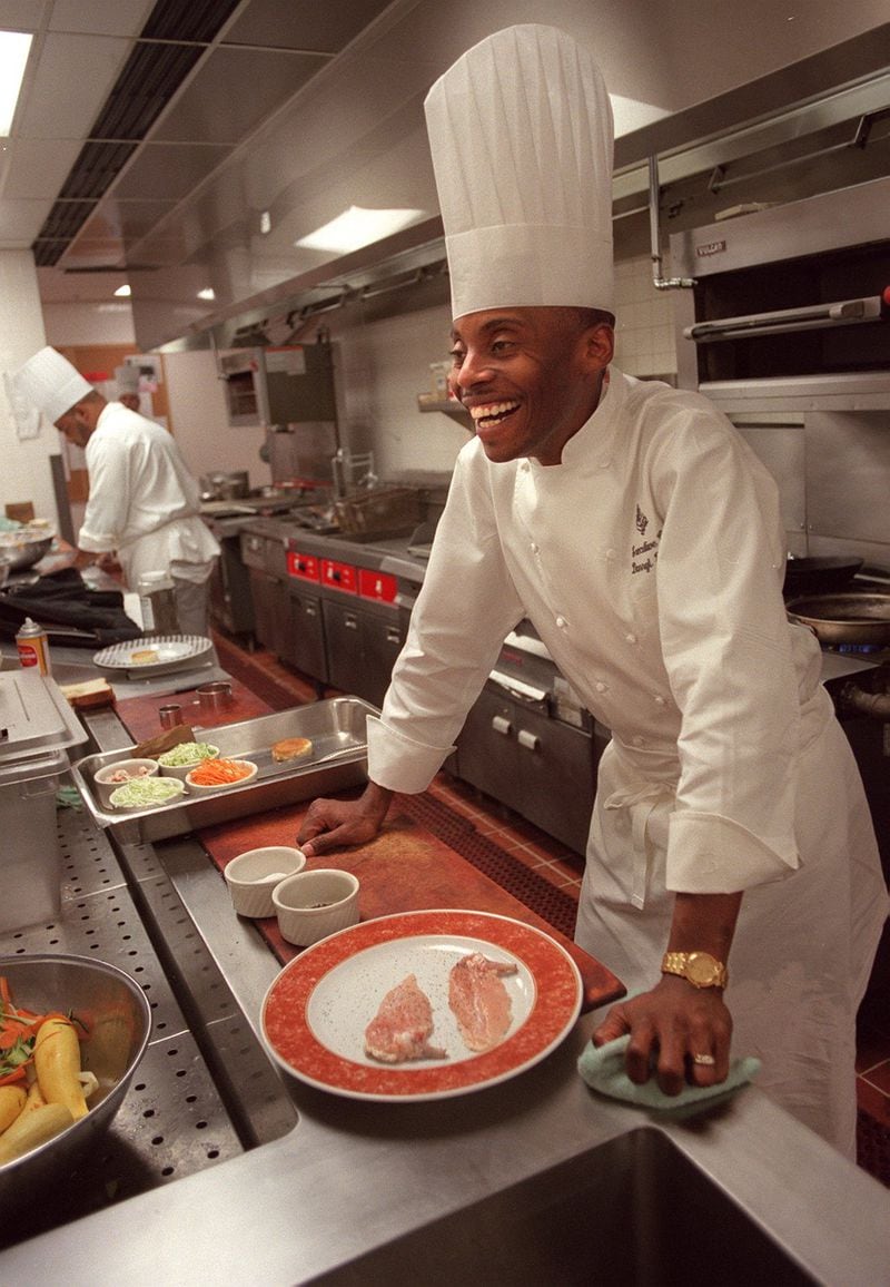 Darryl Evans was executive chef at the Four Seasons Hotel in 1997. File photo.