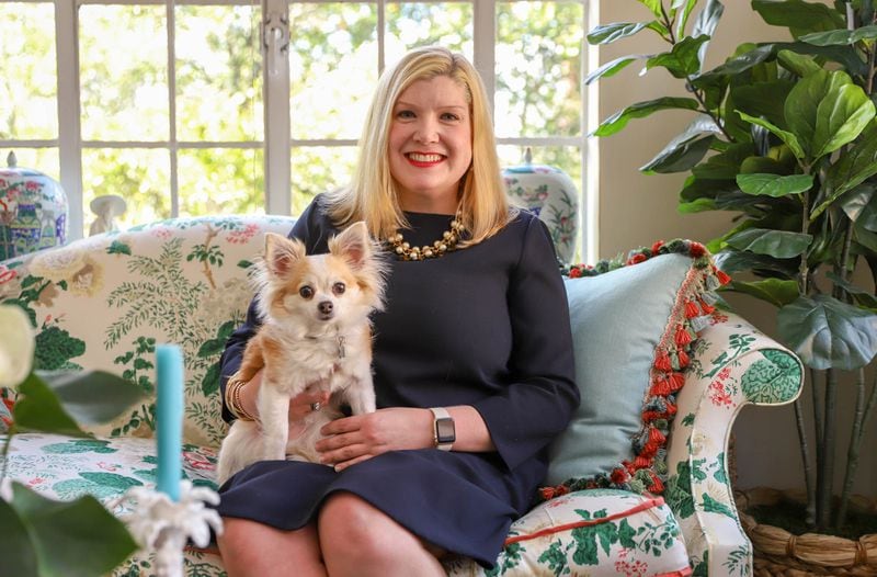 Anna-Louise Wolfe lives with her long-haired Chihuahua, Elsie, in her fully redecorated condominium in Ardmore Park. She owns Anna-Louise Wolfe, Ltd., an interior design firm.