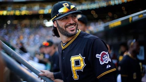 The Braves plan to activate veteran super-utility player Sean Rodriguez on Monday. The former Pirates standout signed a two-year deal with Atlanta in November and has been out all season recovering from shoulder surgery after a Jan. 28 car accident. (AP photo)