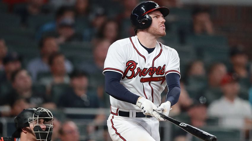 Photos: Freeman joins list of all-time great Braves hitters