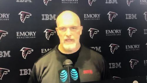 Falcons’ Dan Quinn on the first scrimmage 