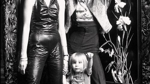 Angie. David and Zowie in 1974. Photo: Roger Bamber/Rex Features.