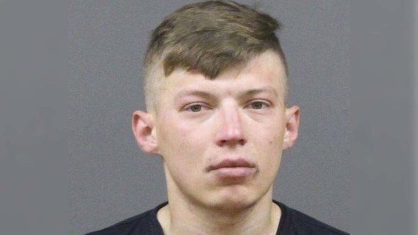 Booking photo released by the East Windsor Police Department shows Volodymyr Zhukovskyy, after he was arrested and charged with driving under the influence of drugs or alcohol in East Windsor, Conn. (East Windsor Police Department via AP)