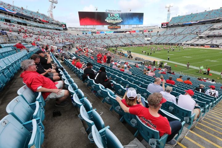 Georgia-Florida game day in Jacksonville