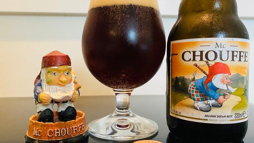 Get an early start on holiday merrymaking with a glass of Mc Chouffe. Bob Townsend for The Atlanta Journal-Constitution