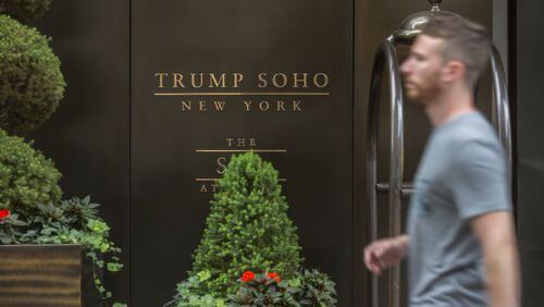At the Trump SoHo New York, even the smallest rooms are a good 420 square feet, New York, June 28, 2016. Donald Trump’s presidential candidacy has drawn attention not only to his policy positions, but also to everything that bears the Trump name, including about a dozen high-end hotels and resorts. (Hiroko Masuike/The New York Times)