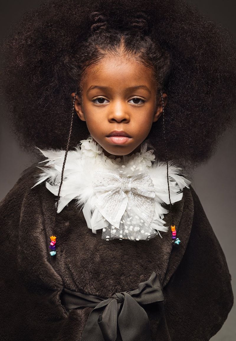 A model in the Baroque period costume is part of the “AfroArt” series. (Hairstylist: LaChanda Gatson.) CONTRIBUTED BY CREATIVESOUL PHOTOGRAPHY