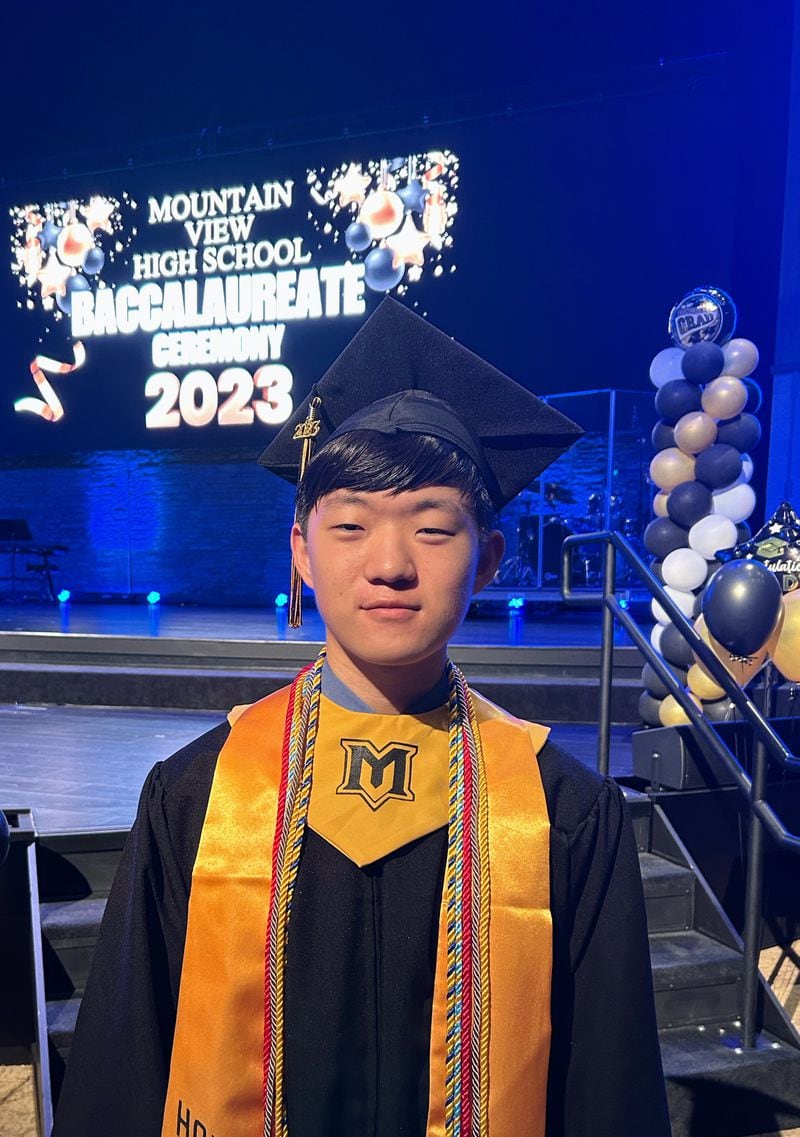 Joseph Moon, valedictorian of Mountain View High School. Courtesy photo.