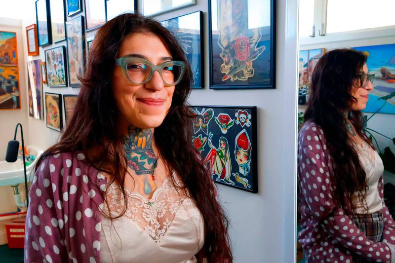 Malia Sioux is the owner of Smoking Mirror Tattoo Gallery in Columbus, Georgia. (Photo Courtesy of Mike Haskey)