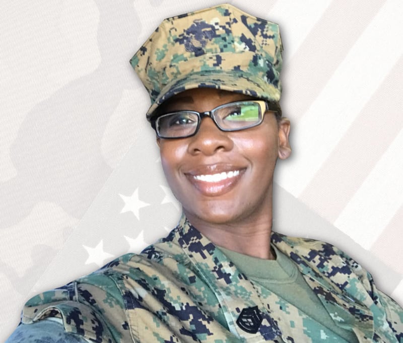 Gunnery Sgt. Cherie Wright, who helped change the military rules regarding natural hairstyles will be honored at the conference