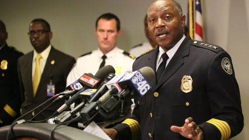 Atlanta Police Chief George Turner to retire after 35 years with the Atlanta Police Department. EMILY JENKINS/ EJENKINS@AJC.COM