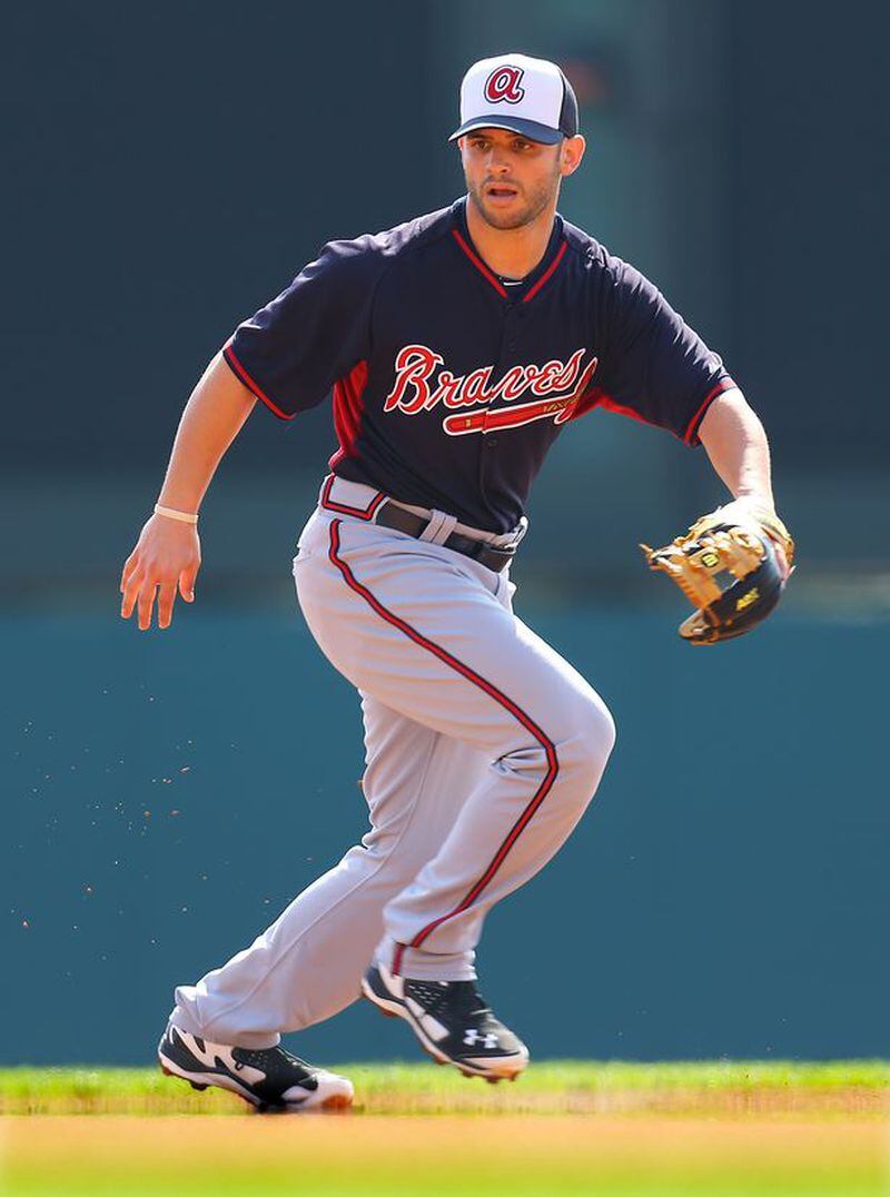 Tommy La Stella continued to impress Braves officials during spring training. Might he soon be up with the big club? (Curtis Compton photo/AJC)