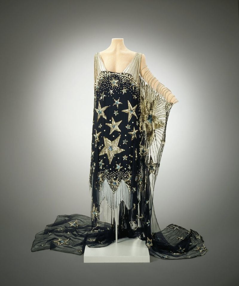 Marjorie Merriweather Post’s stunning Starry Night flapper-style costume, worn to the 1926 Everglades Ball. Courtesy of Hillwood Estate, Museum, and Gardens Archives