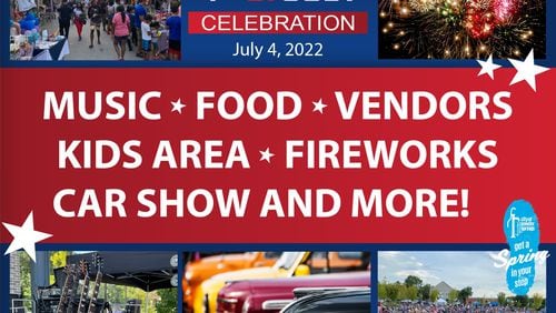 The Powder Springs 4th of July Celebration and Fireworks Show will last from 6-10 p.m. July 4 in the city's downtown along with the first Cruise-In on this holiday. (Courtesy of Powder Springs)