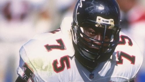 Chris Hinton played four of his 13 NFL seasons (1990-1993) with the Atlanta Falcons