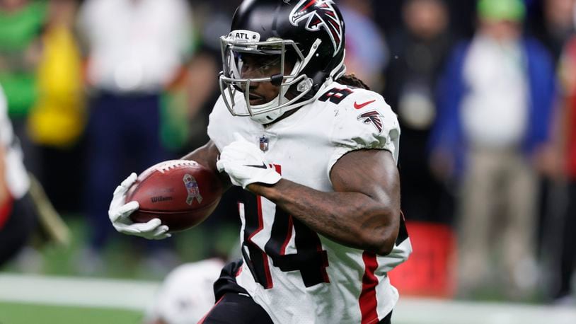 Running back Cordarrelle Patterson, who played for the Falcons last season, is ready to test the free agent market. (AP Photo/Butch Dill)