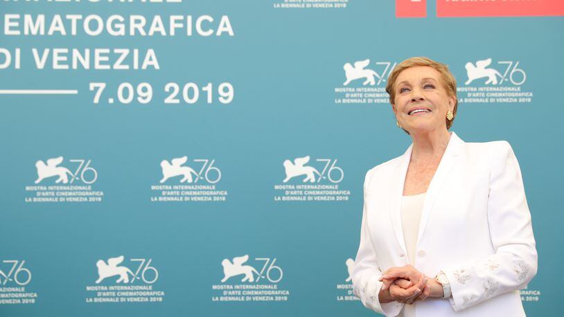 VENICE, ITALY - SEPTEMBER 03: Dame Julie Andrews attends the Golden Lion for Lifetime Achievement photocall during the 76th Venice Film Festival on September 03, 2019 in Venice, Italy. (Photo by Vittorio Zunino Celotto/Getty Images)