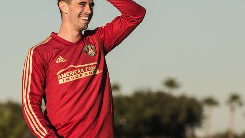 Atlanta United midfielder Oliver Shannon works out with the team in Florida. (Atlanta United)