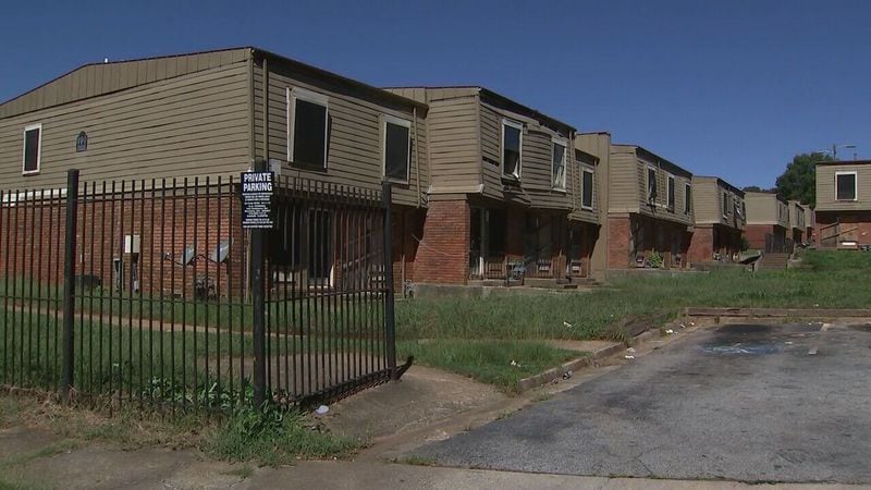The city of Atlanta has condemned Forest Cove Apartments but is trying to find residents of the derelict and crime-ridden complex other places to live. 