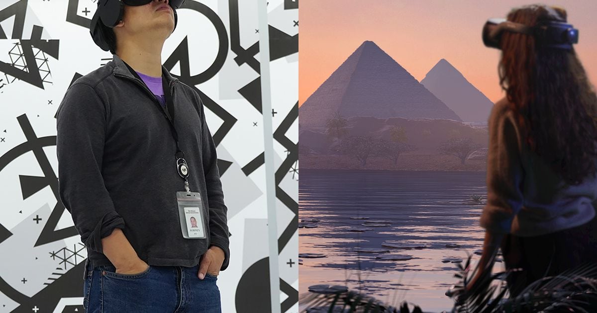 كيف تبدو تجربة الواقع الافتراضي للهرم المصري “أفق خوفو”؟