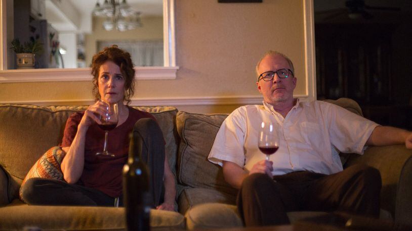 Debra Winger and Tracy Letts play a married couple in “The Lovers.” Contributed by Robb Rosenfeld/A24