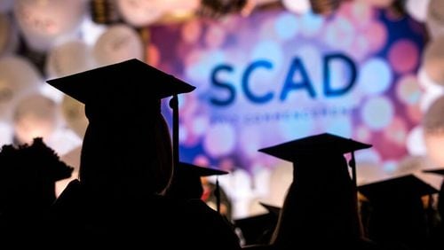Savannah College of Art and Design students attend its 2017 Atlanta graduation ceremony at the Georgia World Congress Center. The college had the second-highest number of international students taking courses there during the 2019-20 school year, according to a new report. Photo courtesy of SCAD