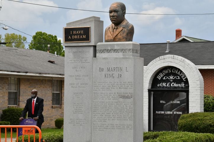 John Lewis memorial service in Selma.