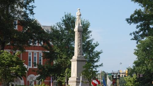 This monument, in front of the Henry County Courthouse in McDonough, is one of scores that exist in the state of Georgia. (Courtesy of Gould Hagler)