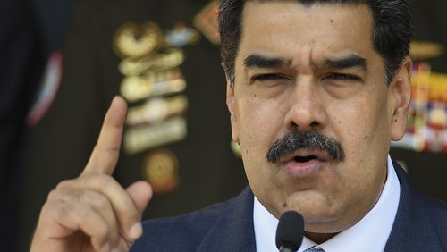 Venezuelan President Nicolas Maduro was indicted Thursday by the Trump administration.