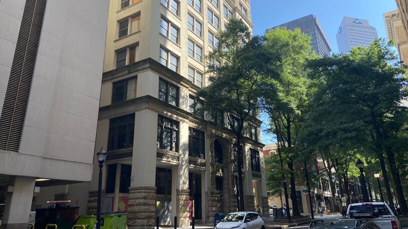 The historic W.D. Grant Building was built in 1898 and is one of the oldest buildings in Atlanta. A Texas-based development team is converting its upper floors into apartments.