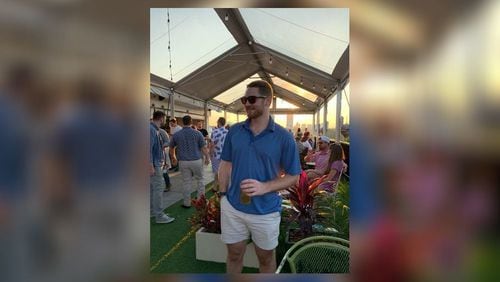 Harrison Olvey, 25, had many friends and a beautiful smile, his mother said. He was killed Sept. 3 while working as a valet outside a Buckhead club.
