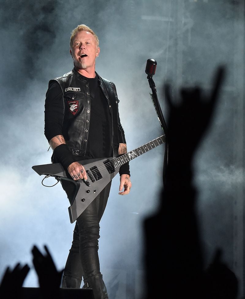 James Hetfield of Metallica In Concert - East Rutherford, NJ on May 14, 2017 in East Rutherford City. (Photo by Theo Wargo/Getty Images)