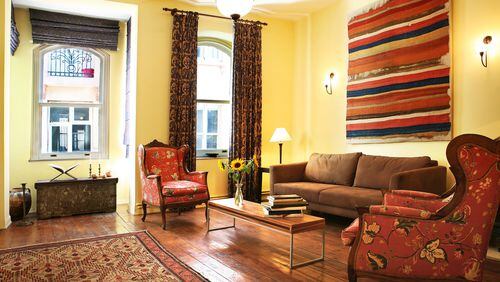 A faded, vintage rug can give a room a bohemian flare. (Dreamstime)