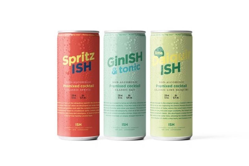 Ish nonalcoholic canned cocktails come very close to replicating the original classics. Courtesy of the Zero Proof
