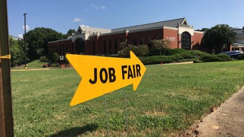 A job fair was held at House of Hope Atlanta, 4650 Flat Shoals Parkway, in Decatur on Aug. 27, 2018. Photos by BECCA J. G. GODWIN / AJC