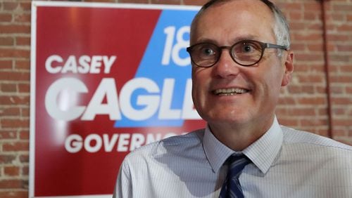 Lt. Gov. Casey Cagle, a candidate in the Republican Party’s July 24 runoff for governor, faced calls Thursday for an investigation into whether he participated in a “pay-for-play” scheme. Two Republican state legislators asked for a probe into Cagle’s actions when he pushed legislation for passage that in a secretly recorded conversation he described as bad a “thousand different ways.” Curtis Compton/ccompton@ajc.com