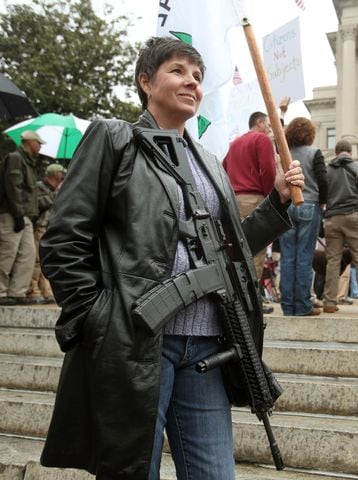 Gun Rights Rally at the Georgia Capitol in Atlanta