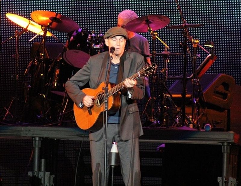  James Taylor's storytelling prowess was on display. Photo: Melissa Ruggieri/AJC