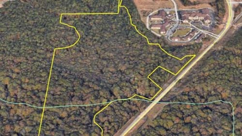 Property that was set aside as part of the original Somerby senior living development will soon become a passive park. Courtesy Peachtree City
