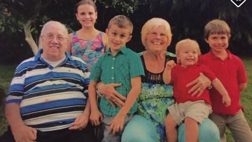 Melba Stultz with members of her family. (Credit: GoFundMe page)