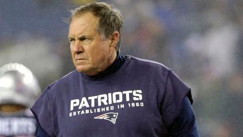 Bill Belichick is coaching in his 10th Super Bowl - nine with the Patriots.