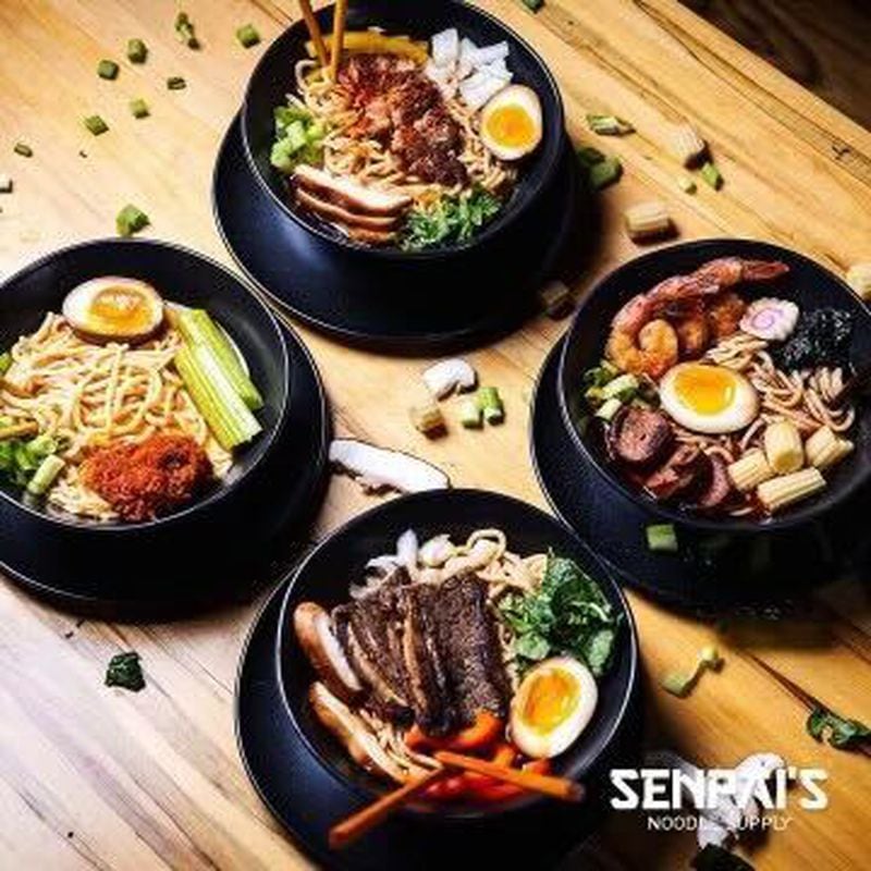 The Senpai menu offers several other variations on tonkotsu, shoyu and seafood ramen. / Courtesy of Senpai's Noodle Supply