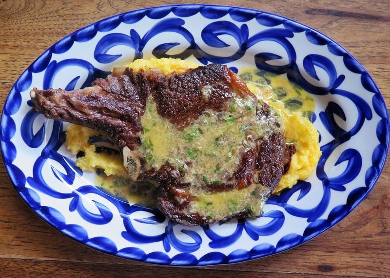  Osteria Mattone is serving a Father's Day special of bone-in ribeye with truffled polenta./ Photo credit: Ryan Pernice
