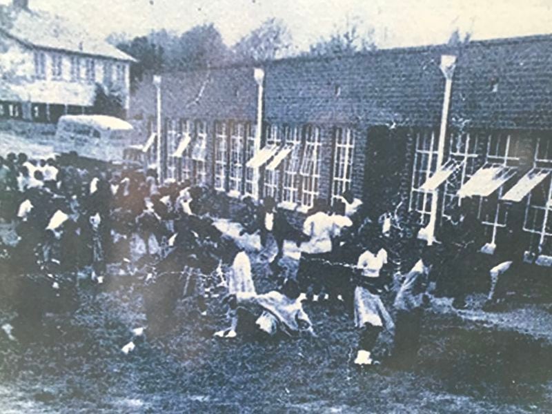 A historic photo of Lawrenceville's segregation-era Hooper Renwick School. (via city of Lawrenceville)