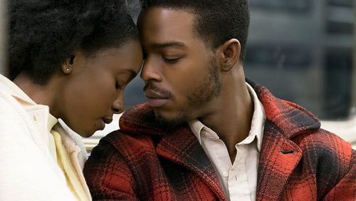Actress KiKi Layne, who plays Tish, with actor Stephan James (Fonny) in “If Beale Street Could Talk.” CONTRIBUTED BY ANNAPURNA PICTURES