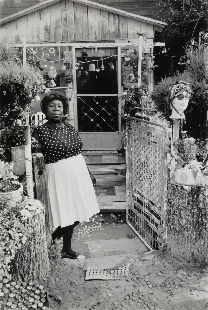 Nellie Mae Rowe called her Vinings home her "Playouse" and turned it into an art environment, inside and out. Photo: Melinda Blauvelt