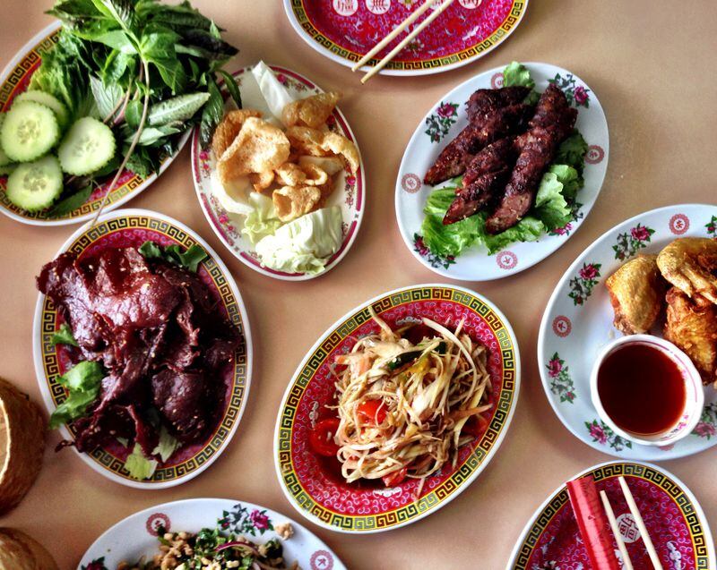 Hot Cafe serves powerfully flavorful traditional Lao food. / PHOTO CREDIT: Wyatt Williams